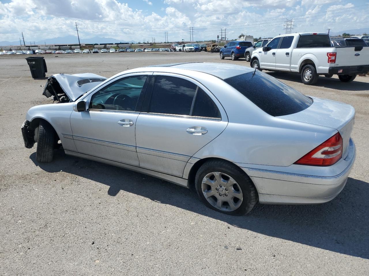 2006 Mercedes-benz C 280 Silver vin: WDBRF54H66A850834
