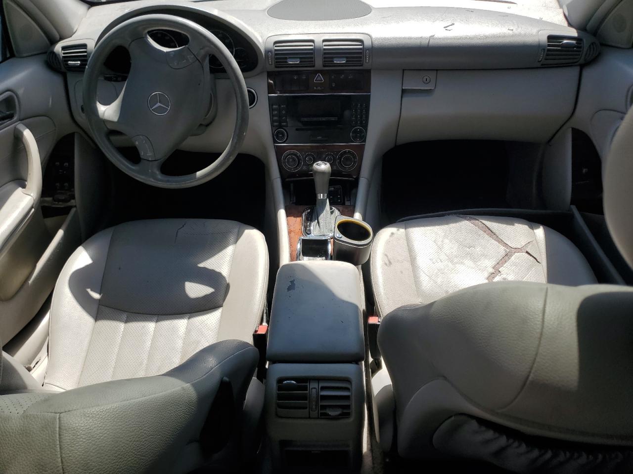 2006 Mercedes-benz C 280 Silver vin: WDBRF54H66A850834