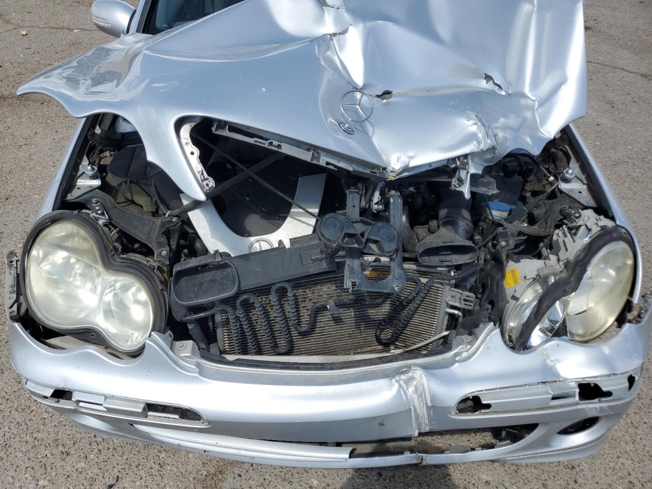 2006 Mercedes-benz C 280 Silver vin: WDBRF54H66A850834