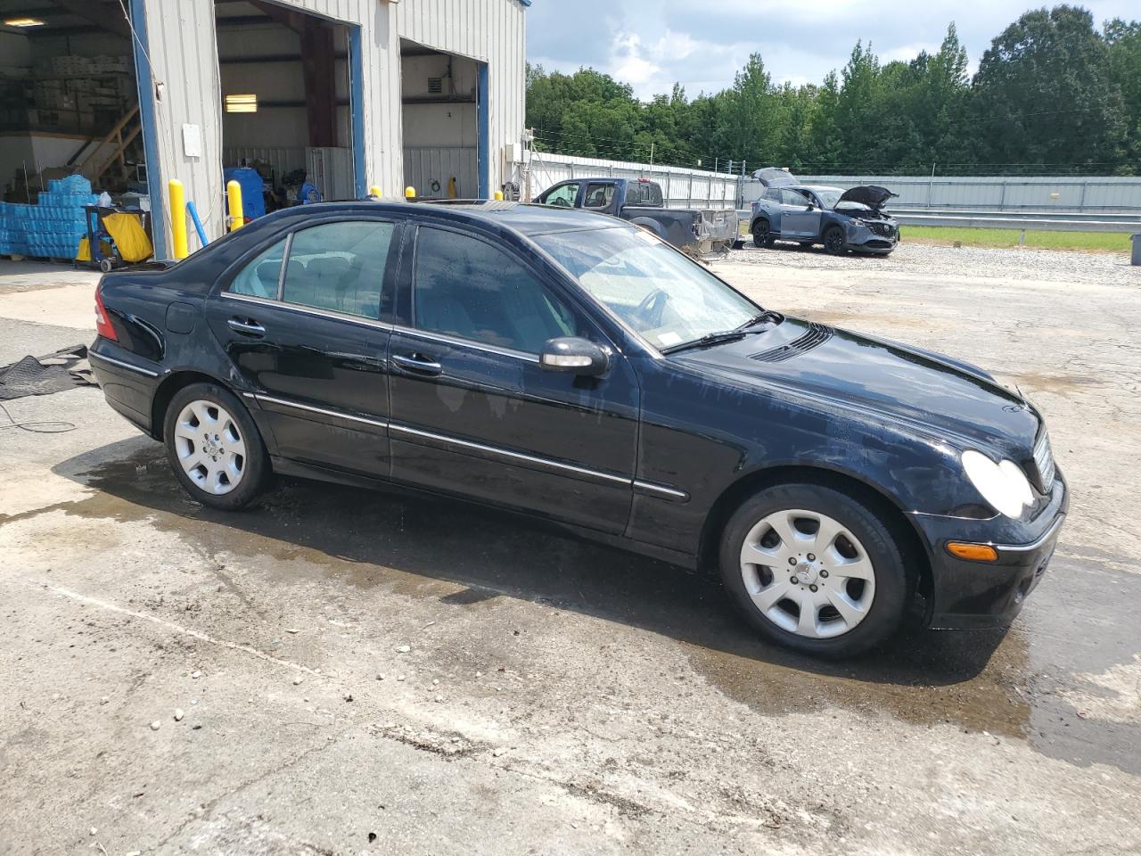 2006 Mercedes-benz C 280 Black vin: WDBRF54H66F779170