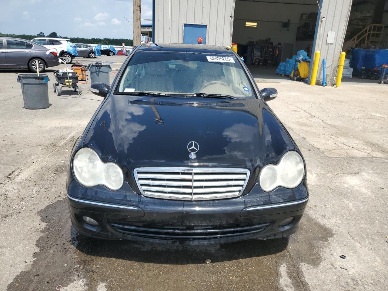2006 Mercedes-benz C 280 Black vin: WDBRF54H66F779170