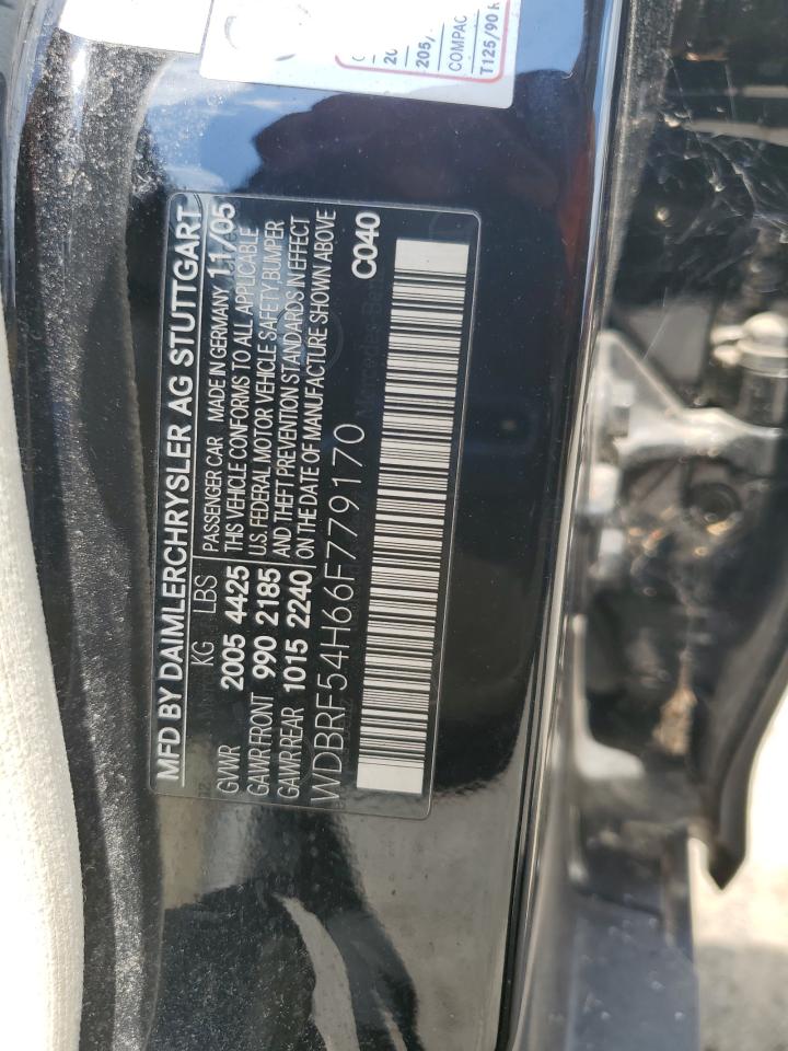 2006 Mercedes-benz C 280 Black vin: WDBRF54H66F779170