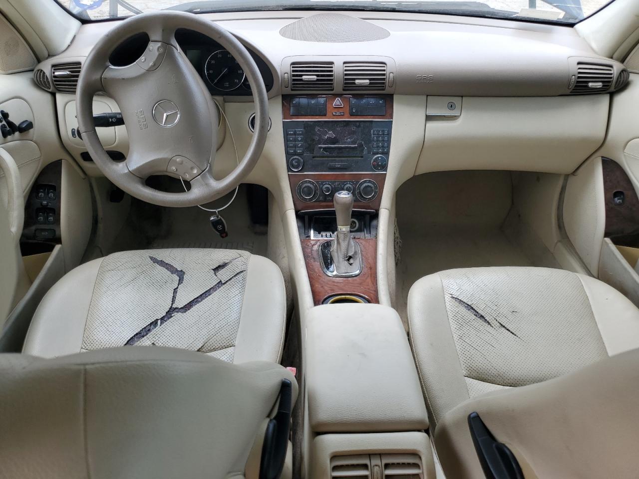 2006 Mercedes-benz C 280 Black vin: WDBRF54H66F779170