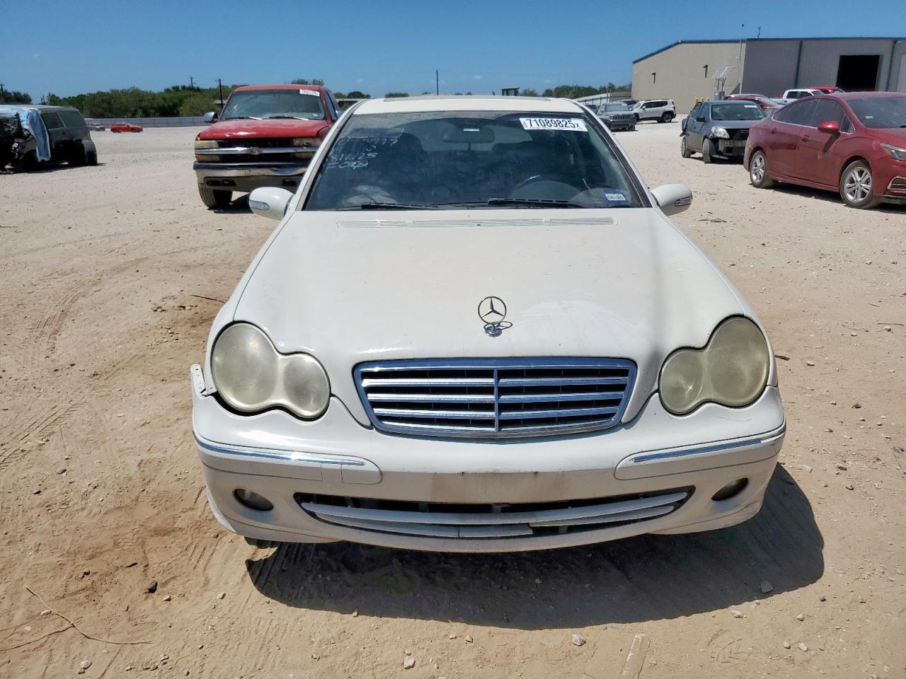 2007 Mercedes-benz C 280 White vin: WDBRF54H67A936310