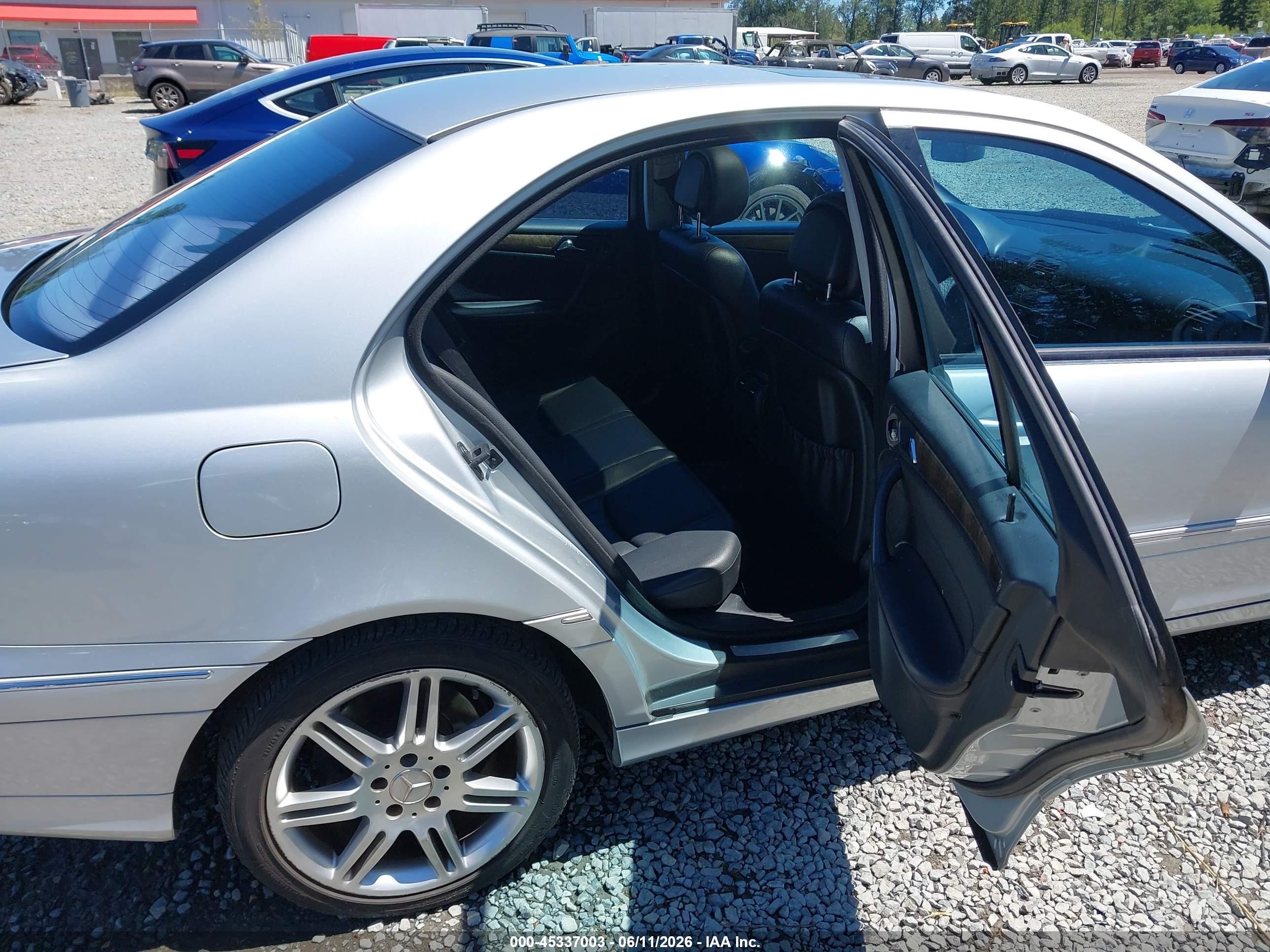 2007 Mercedes-benz C 280 Luxury Gray vin: WDBRF54H67F935029