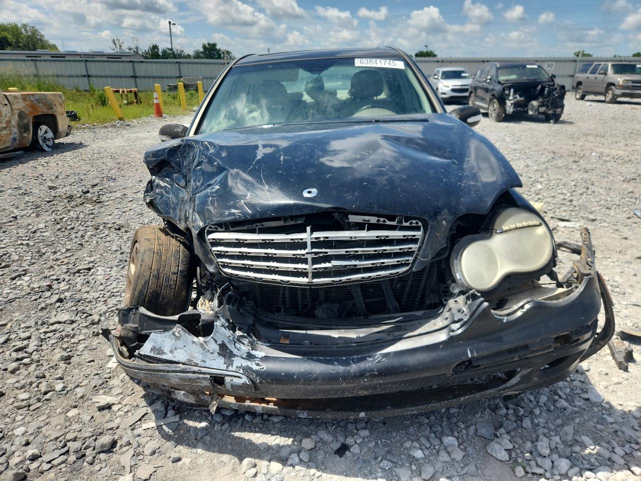 2006 Mercedes-benz C 280 Black vin: WDBRF54H76A889819