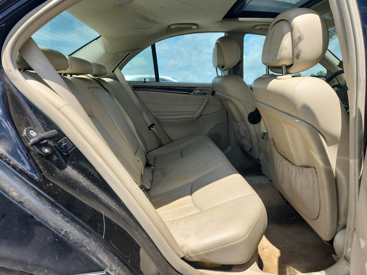 2006 Mercedes-benz C 280 Black vin: WDBRF54H76A889819
