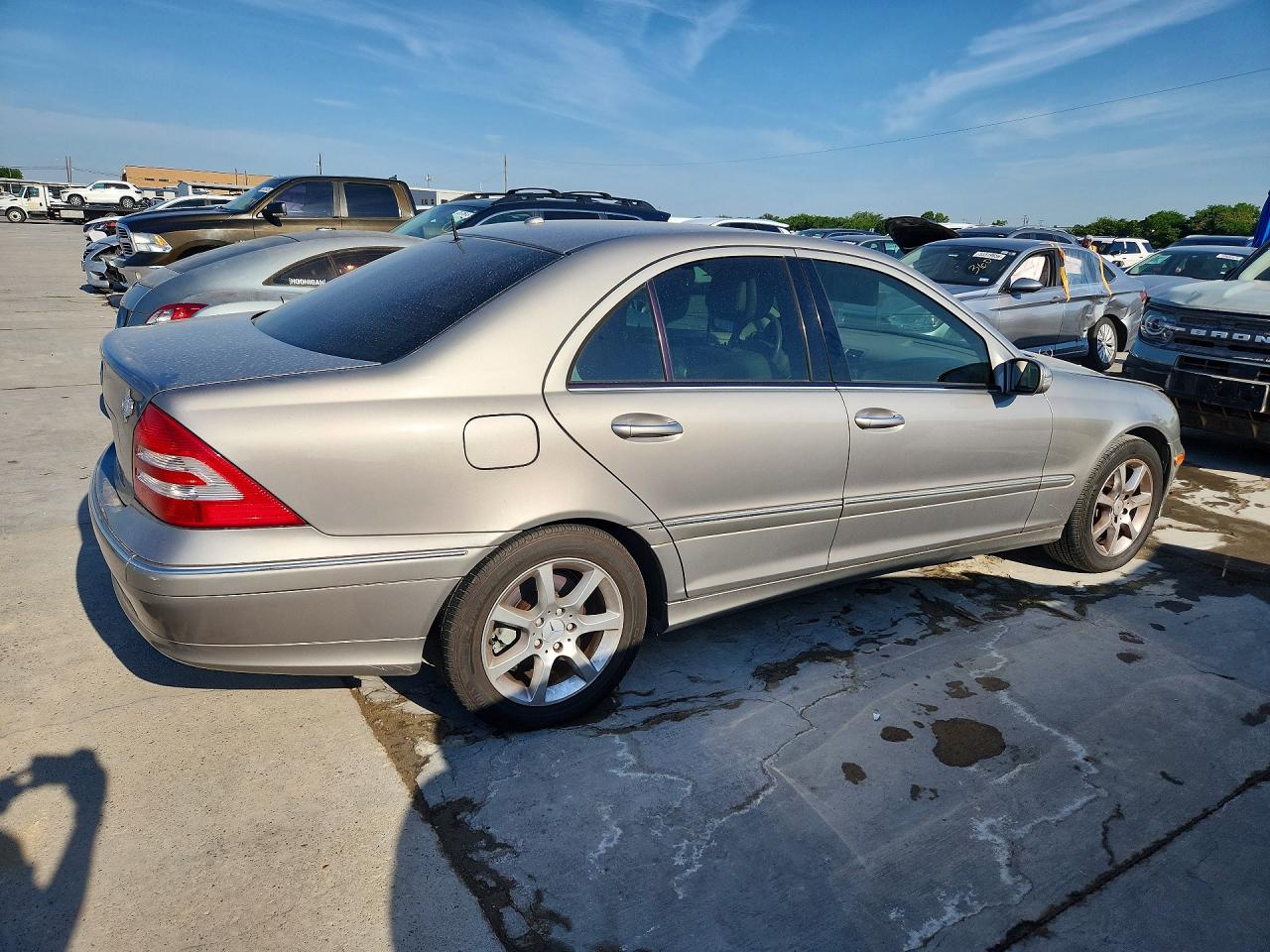 2007 Mercedes-benz C 280 Gray vin: WDBRF54H77F875214