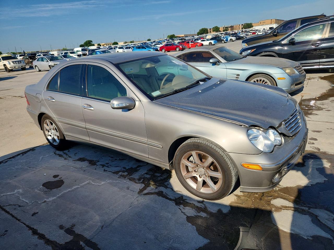 2007 Mercedes-benz C 280 Gray vin: WDBRF54H77F875214