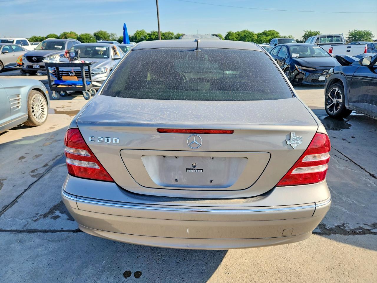 2007 Mercedes-benz C 280 Gray vin: WDBRF54H77F875214