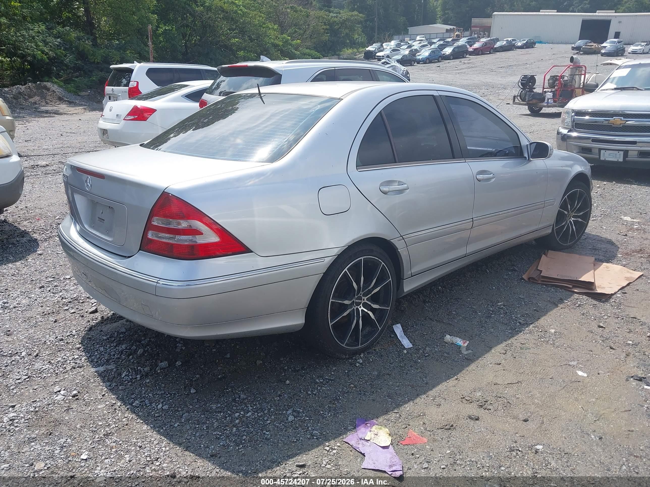 2006 Mercedes-benz C 280 Luxury Серебряный vin: WDBRF54H86A837065