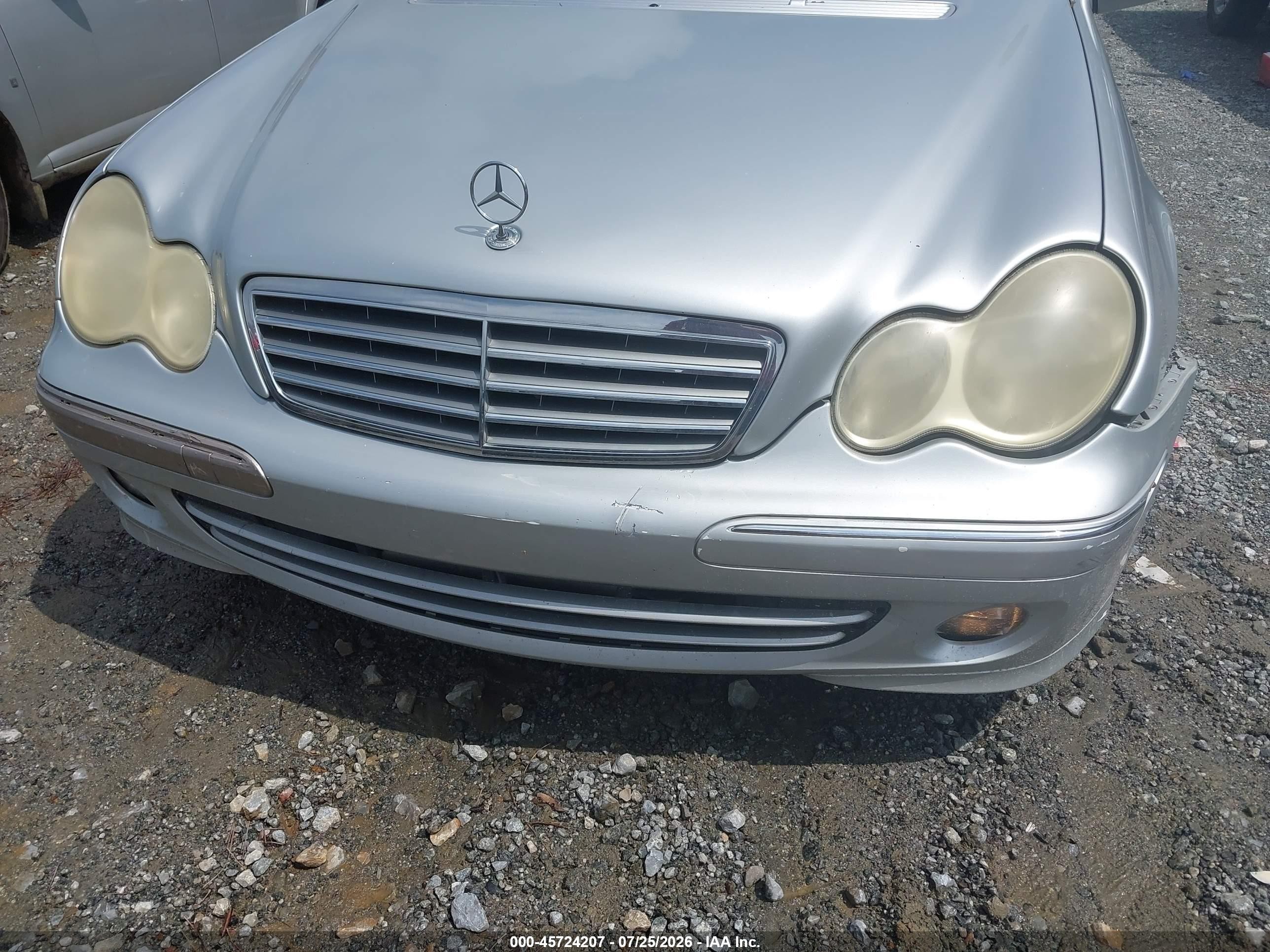 2006 Mercedes-benz C 280 Luxury Серебряный vin: WDBRF54H86A837065