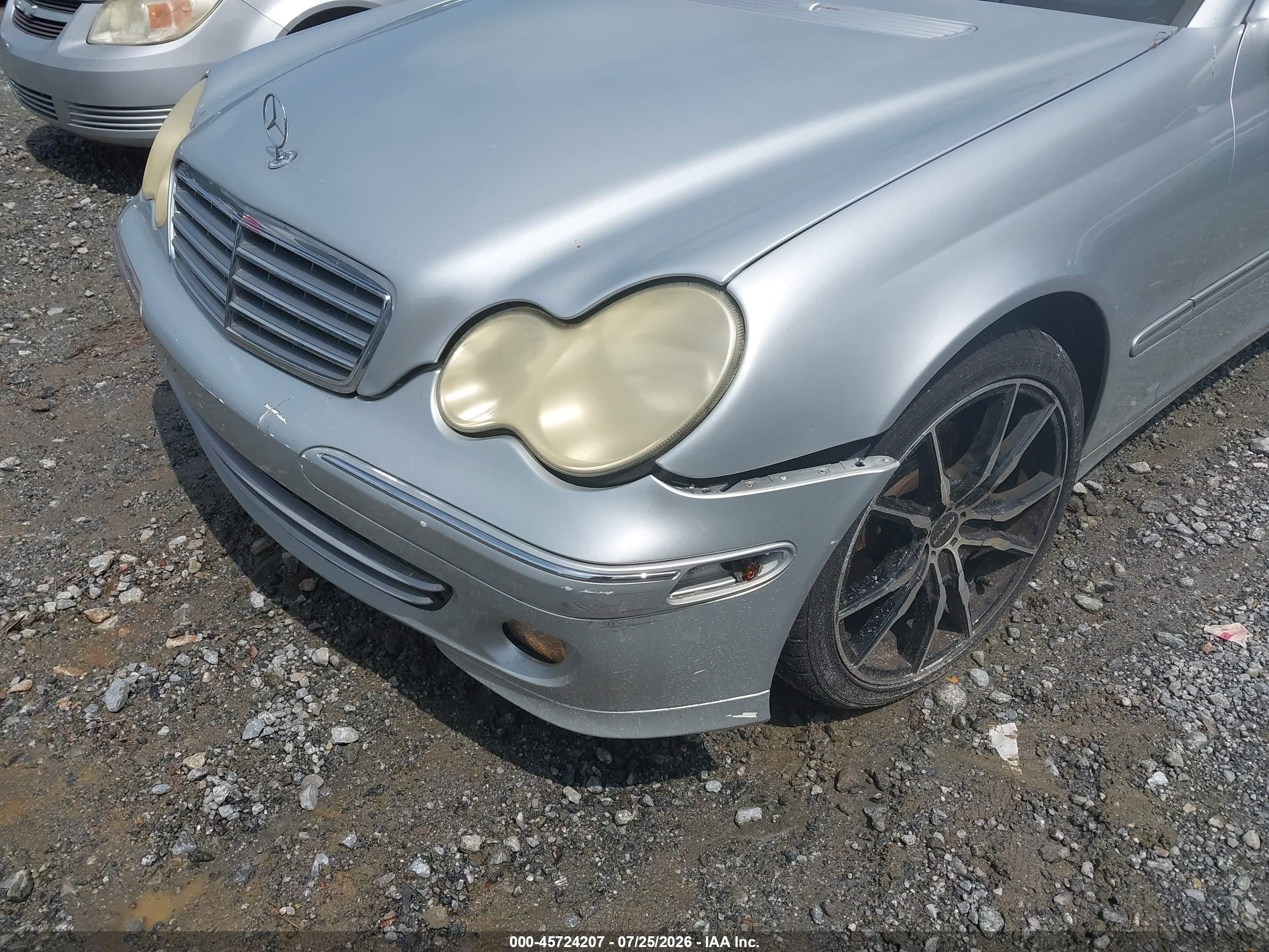 2006 Mercedes-benz C 280 Luxury Серебряный vin: WDBRF54H86A837065