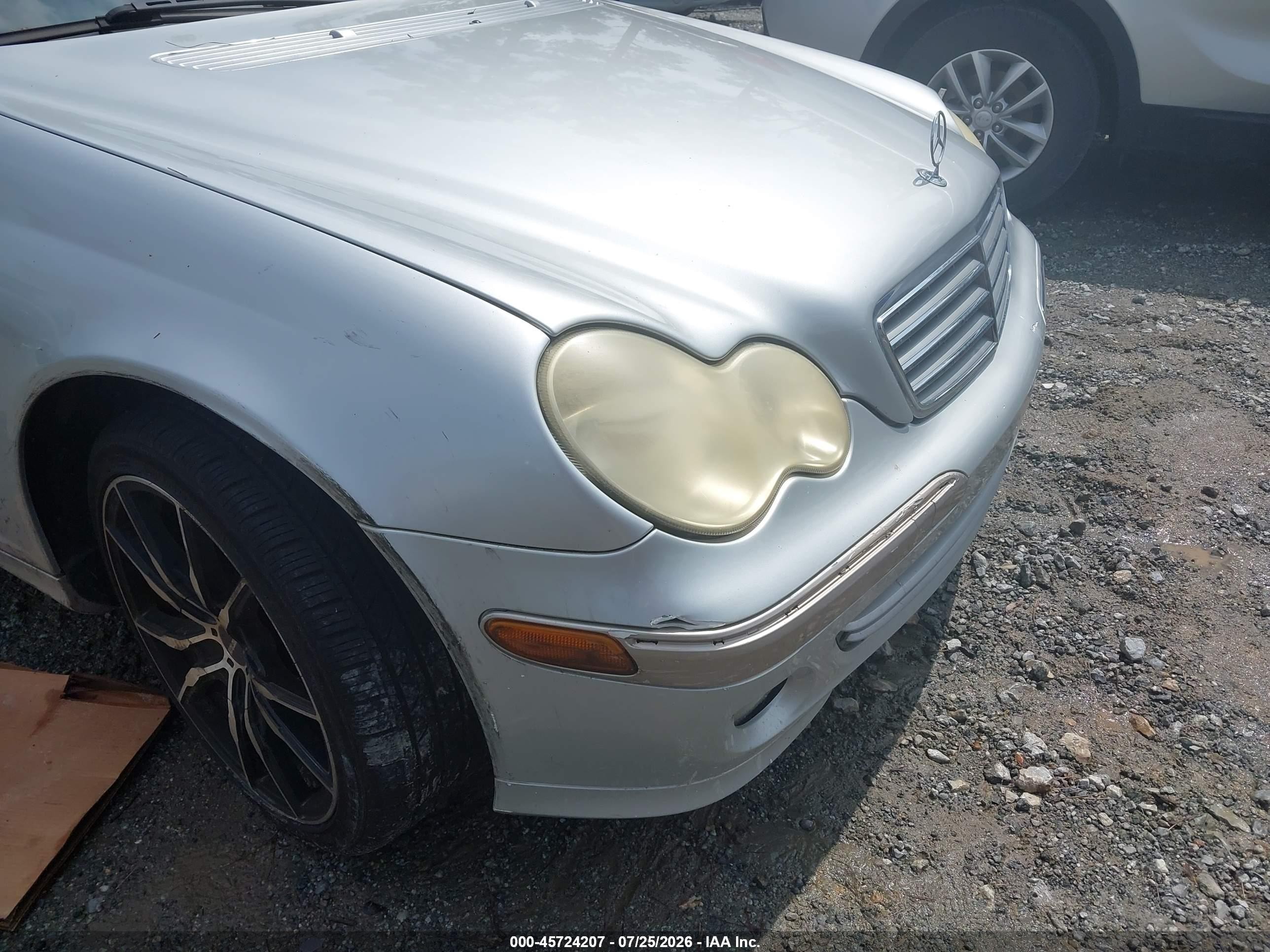 2006 Mercedes-benz C 280 Luxury Серебряный vin: WDBRF54H86A837065