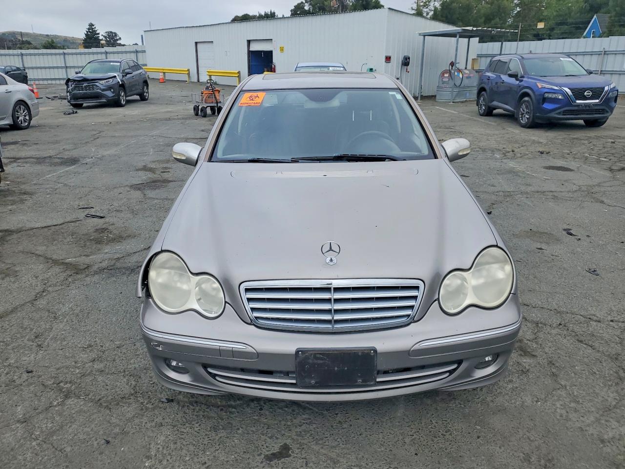 2006 Mercedes-benz C 280 Silver vin: WDBRF54H96F816826