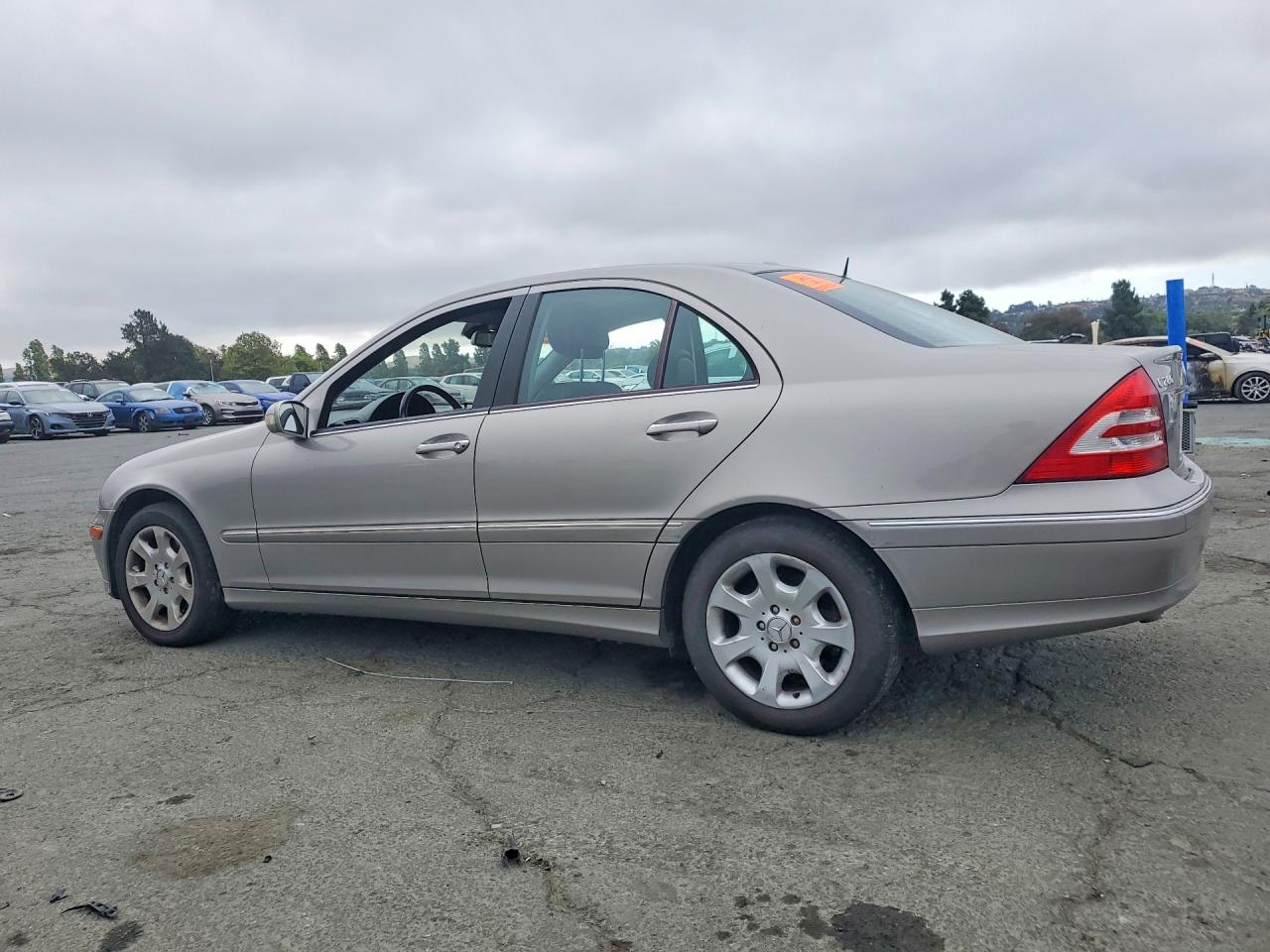 2006 Mercedes-benz C 280 Silver vin: WDBRF54H96F816826