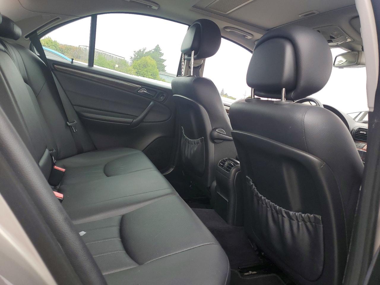 2006 Mercedes-benz C 280 Silver vin: WDBRF54H96F816826
