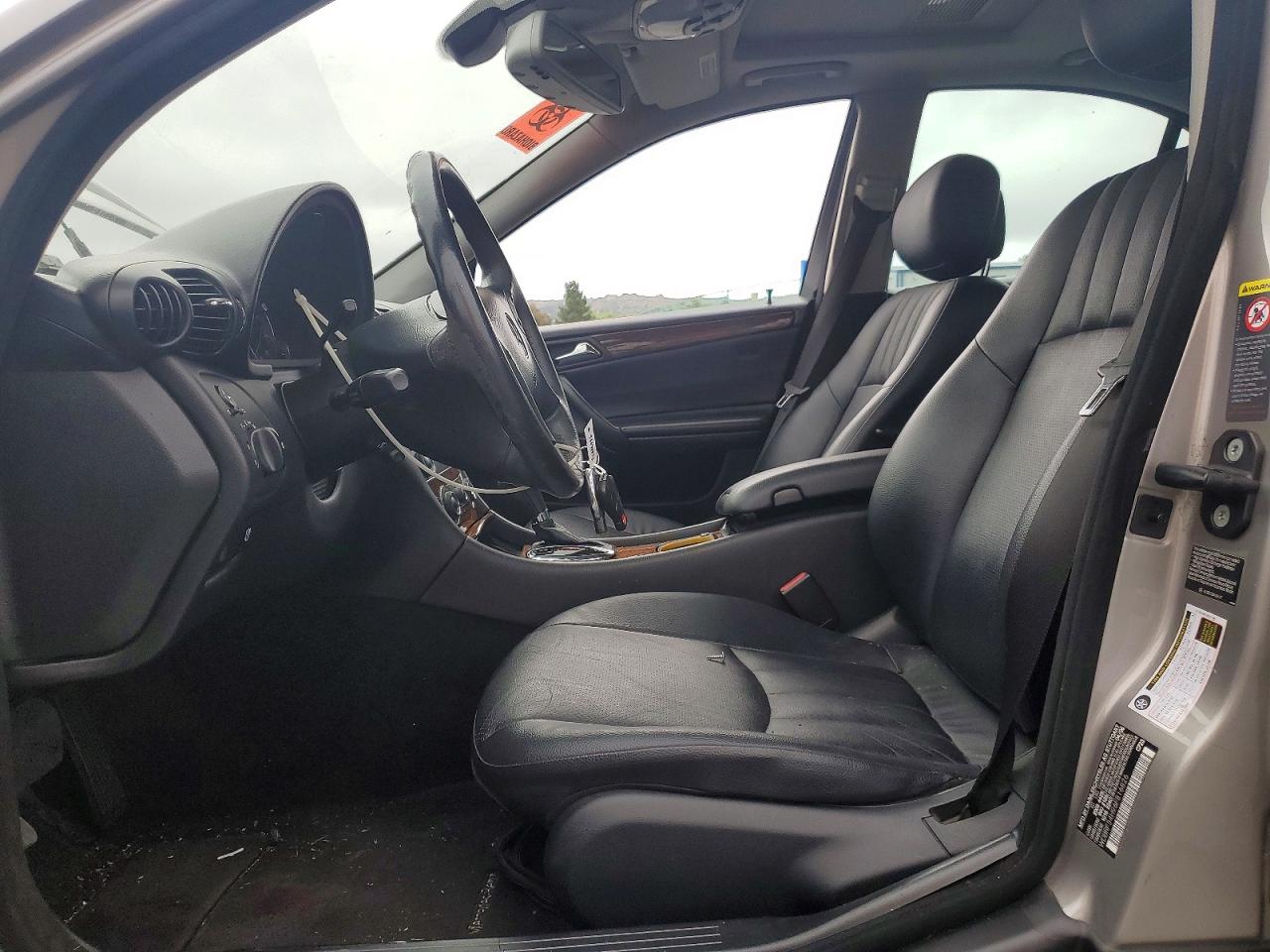 2006 Mercedes-benz C 280 Silver vin: WDBRF54H96F816826