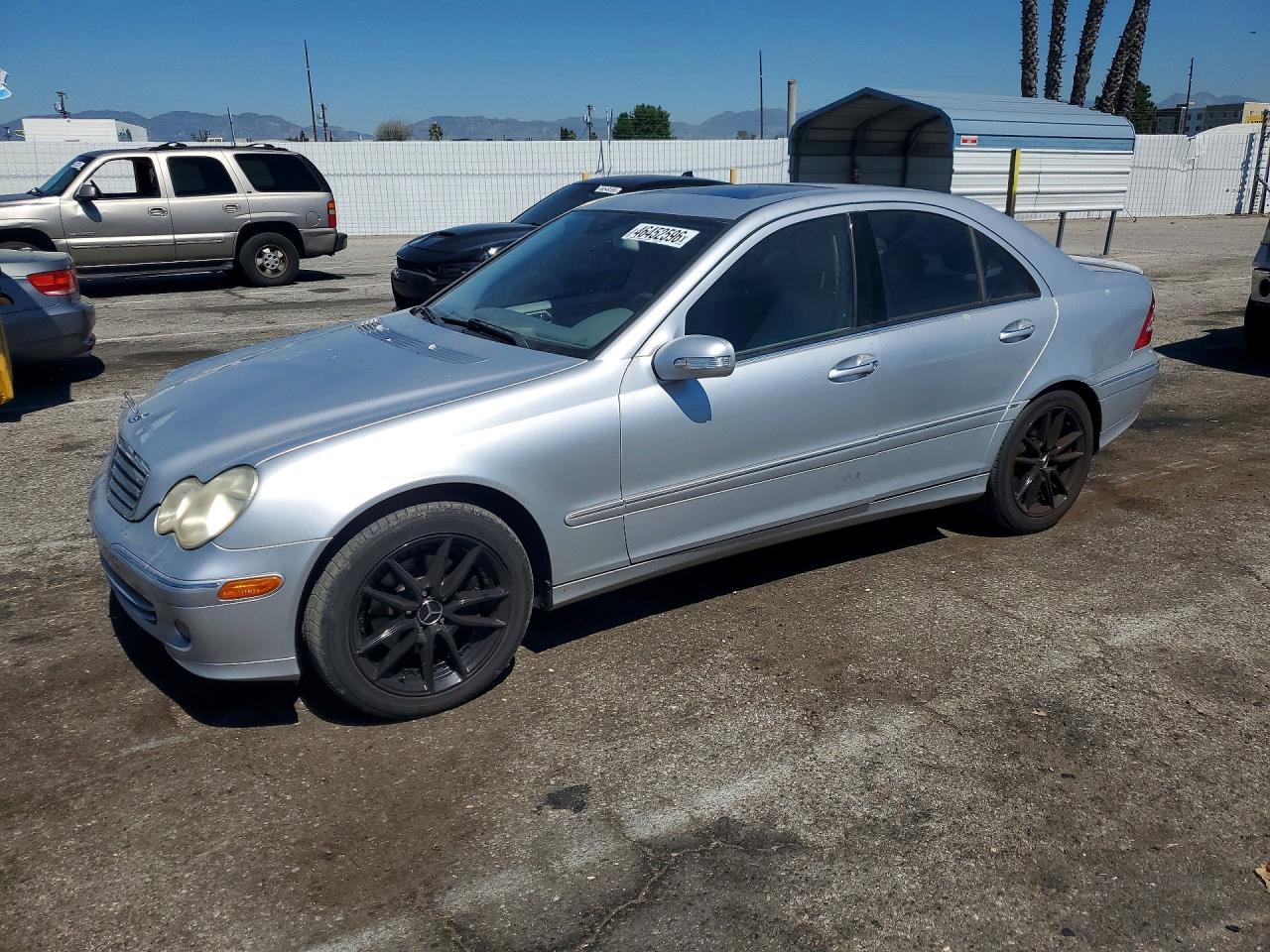 2007 Mercedes-benz C 280 Silver vin: WDBRF54H97F883265