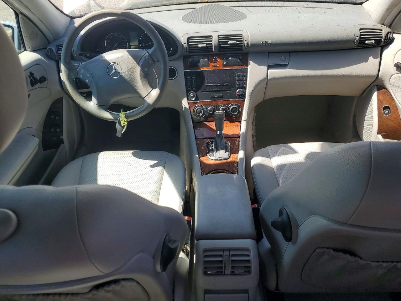 2007 Mercedes-benz C 280 Silver vin: WDBRF54H97F883265