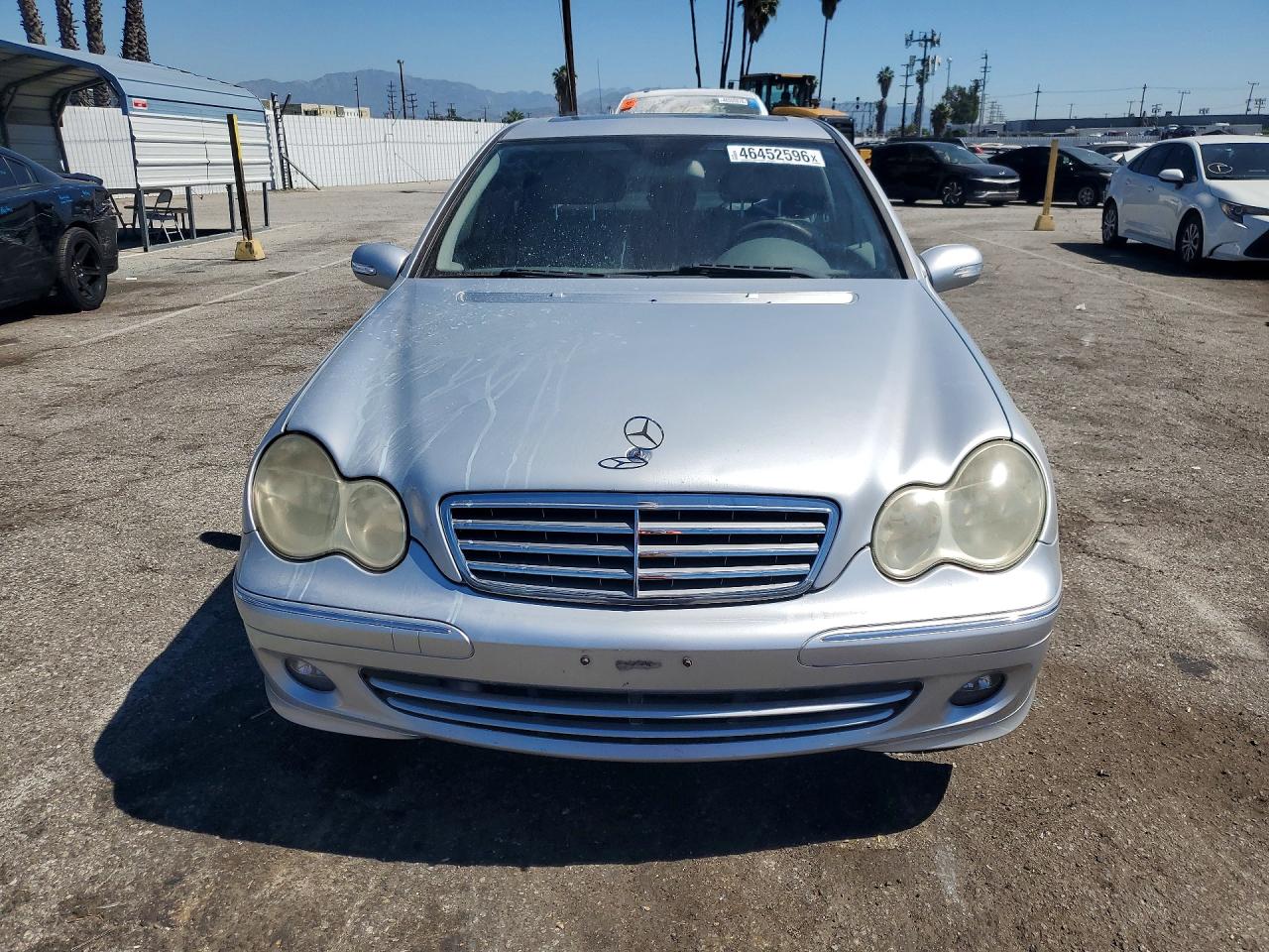 2007 Mercedes-benz C 280 Silver vin: WDBRF54H97F883265