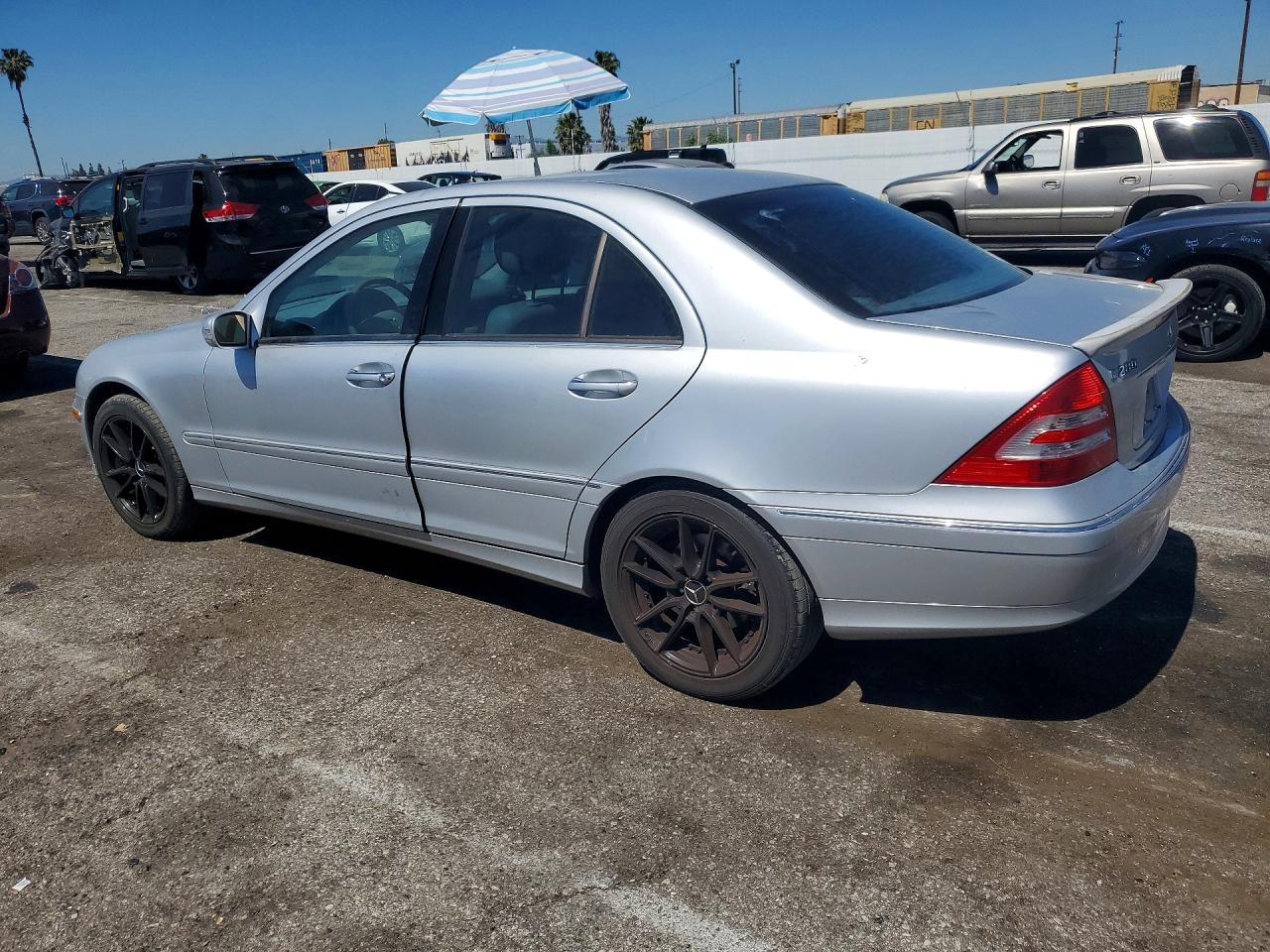 2007 Mercedes-benz C 280 Silver vin: WDBRF54H97F883265