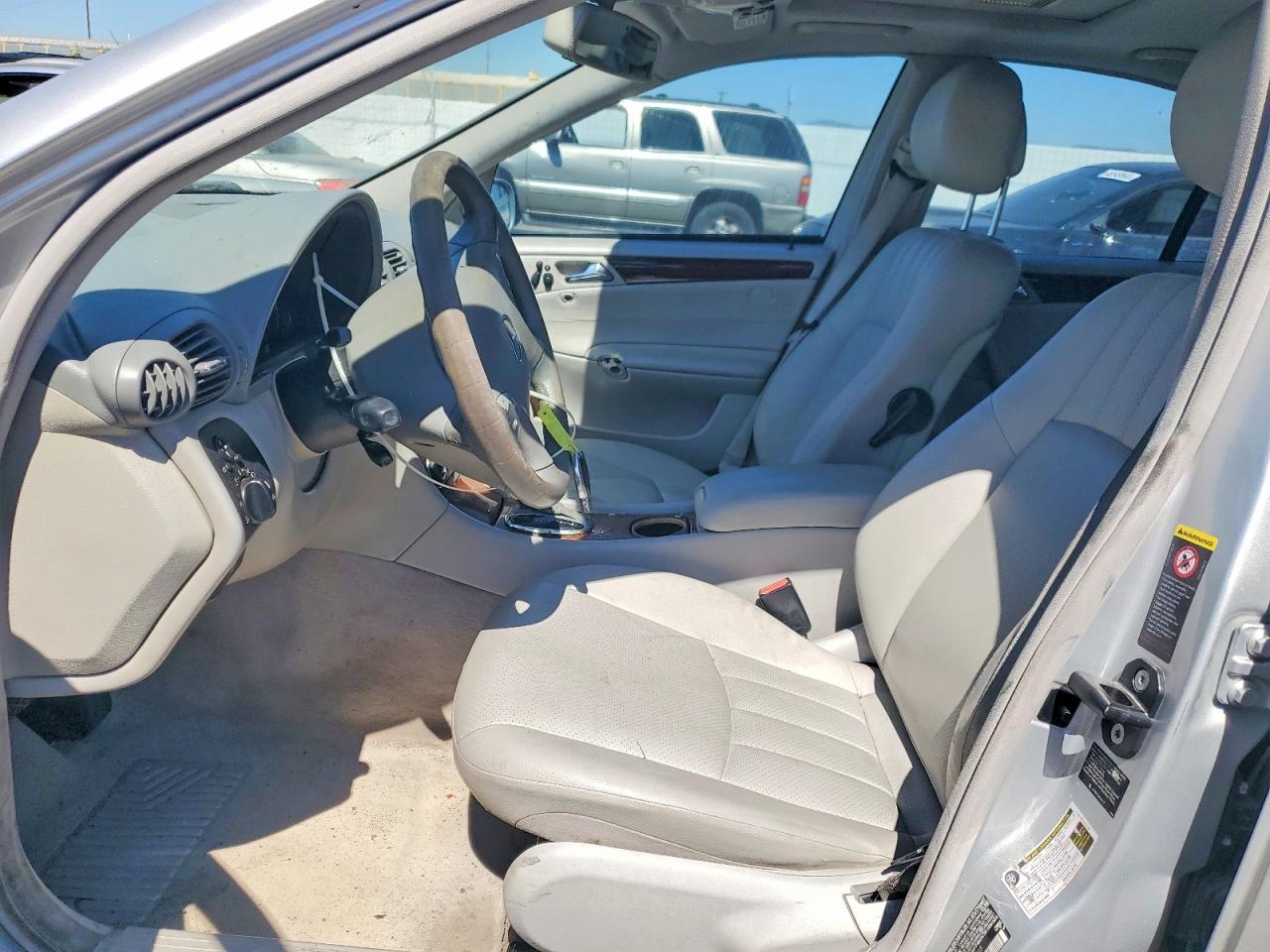 2007 Mercedes-benz C 280 Silver vin: WDBRF54H97F883265
