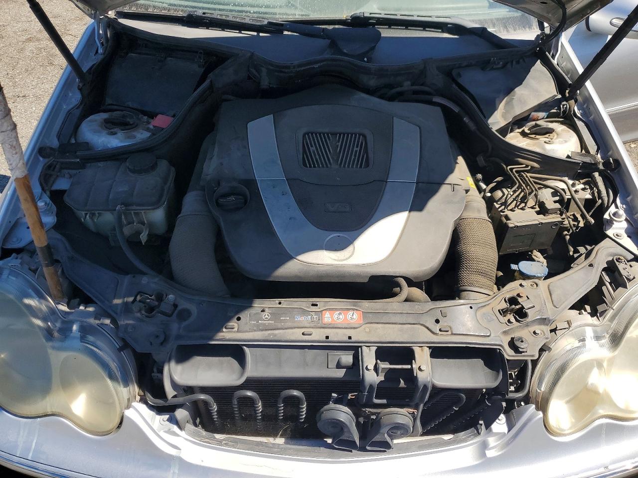 2007 Mercedes-benz C 280 Silver vin: WDBRF54H97F883265
