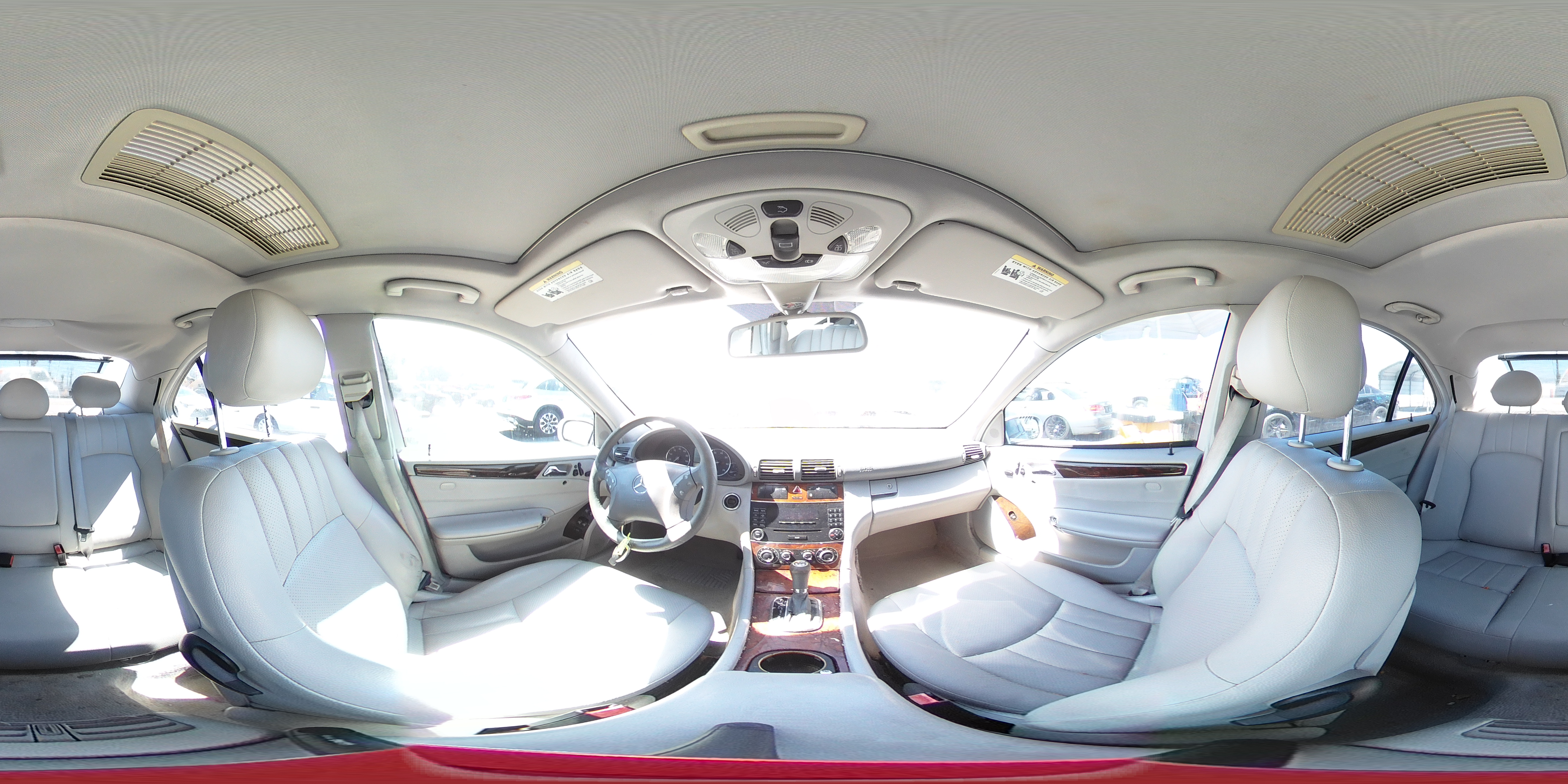 2007 Mercedes-benz C 280 Silver vin: WDBRF54H97F883265