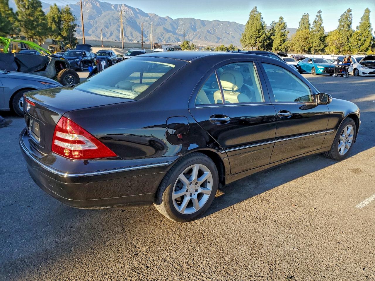 2007 Mercedes-benz C 280 Черный vin: WDBRF54H97F902767