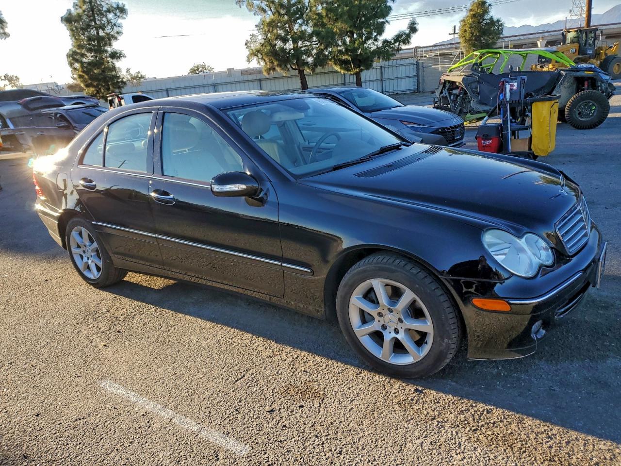 2007 Mercedes-benz C 280 Черный vin: WDBRF54H97F902767