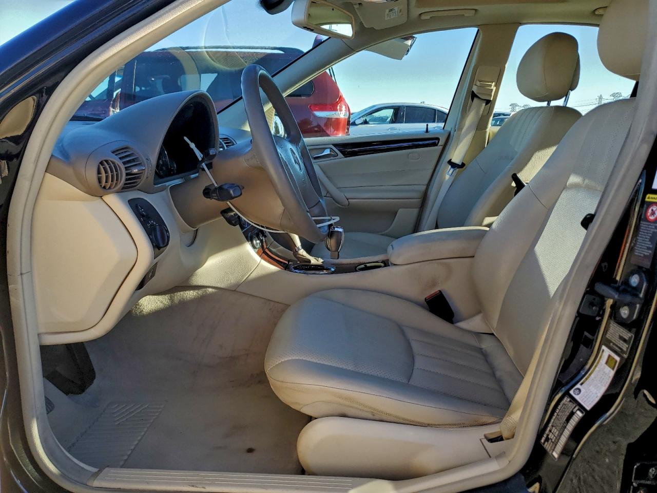 2007 Mercedes-benz C 280 Черный vin: WDBRF54H97F902767