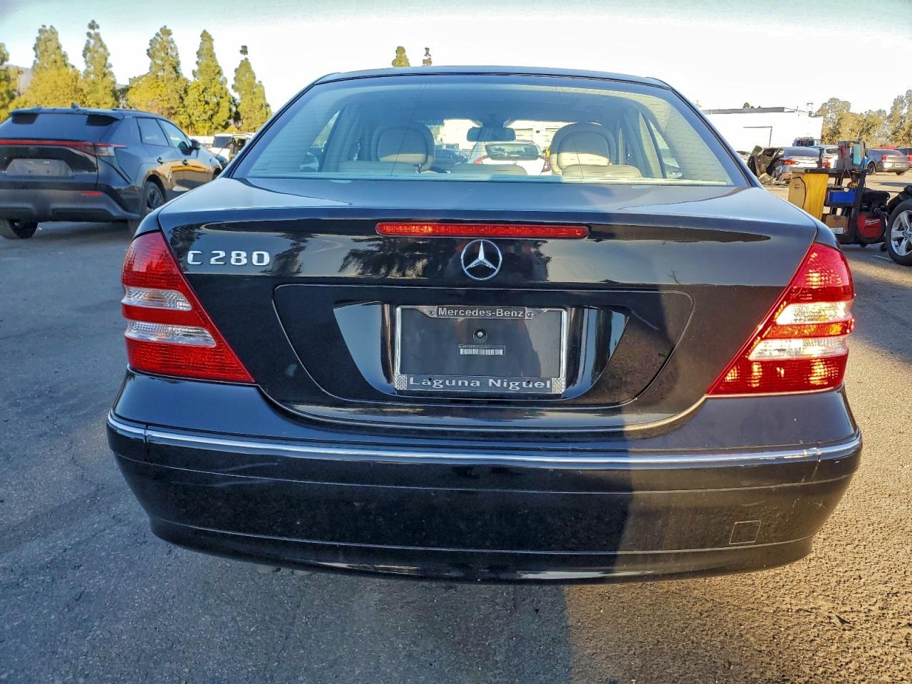 2007 Mercedes-benz C 280 Черный vin: WDBRF54H97F902767