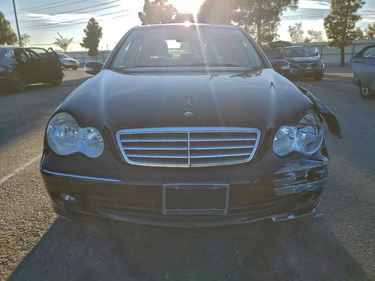 2007 Mercedes-benz C 280 Черный vin: WDBRF54H97F902767
