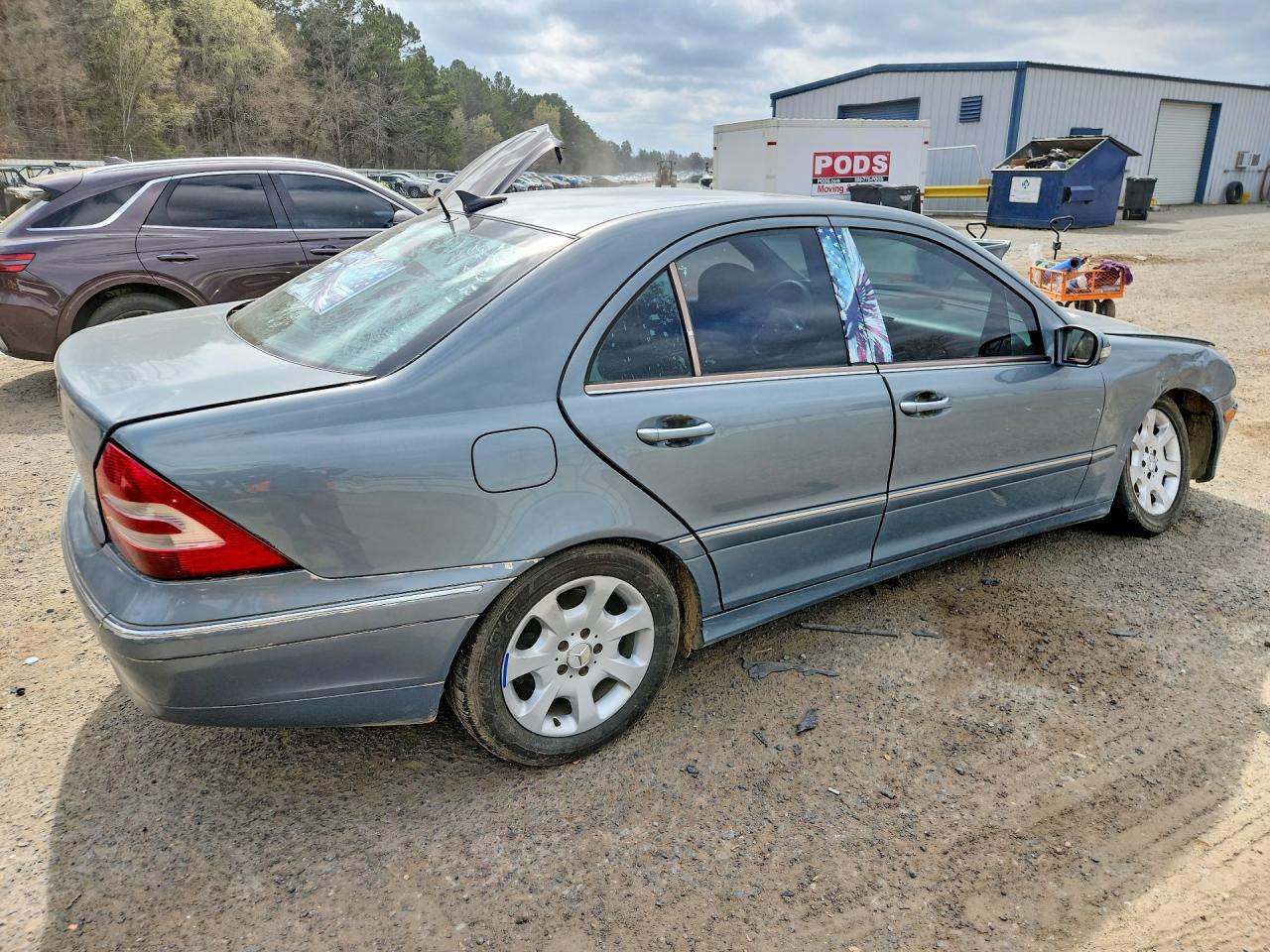 2006 Mercedes-benz C 280 Gray vin: WDBRF54HX6A830036