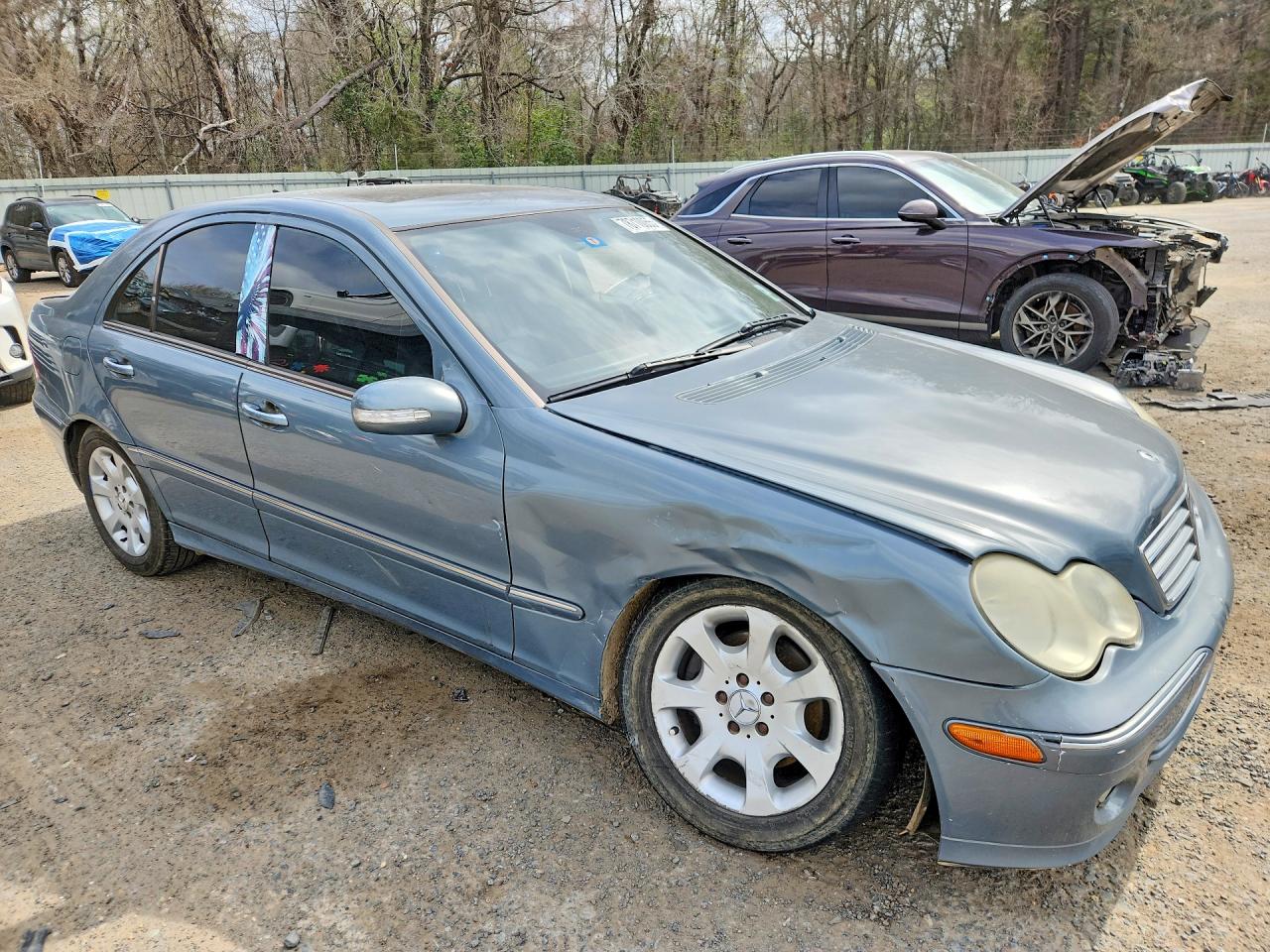 2006 Mercedes-benz C 280 Gray vin: WDBRF54HX6A830036