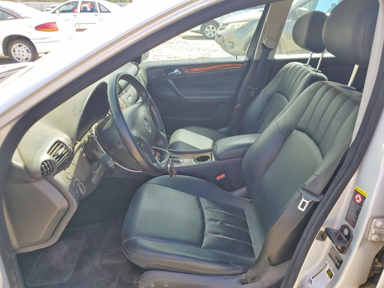 2007 Mercedes-benz C 280 Silver vin: WDBRF54HX7F856172