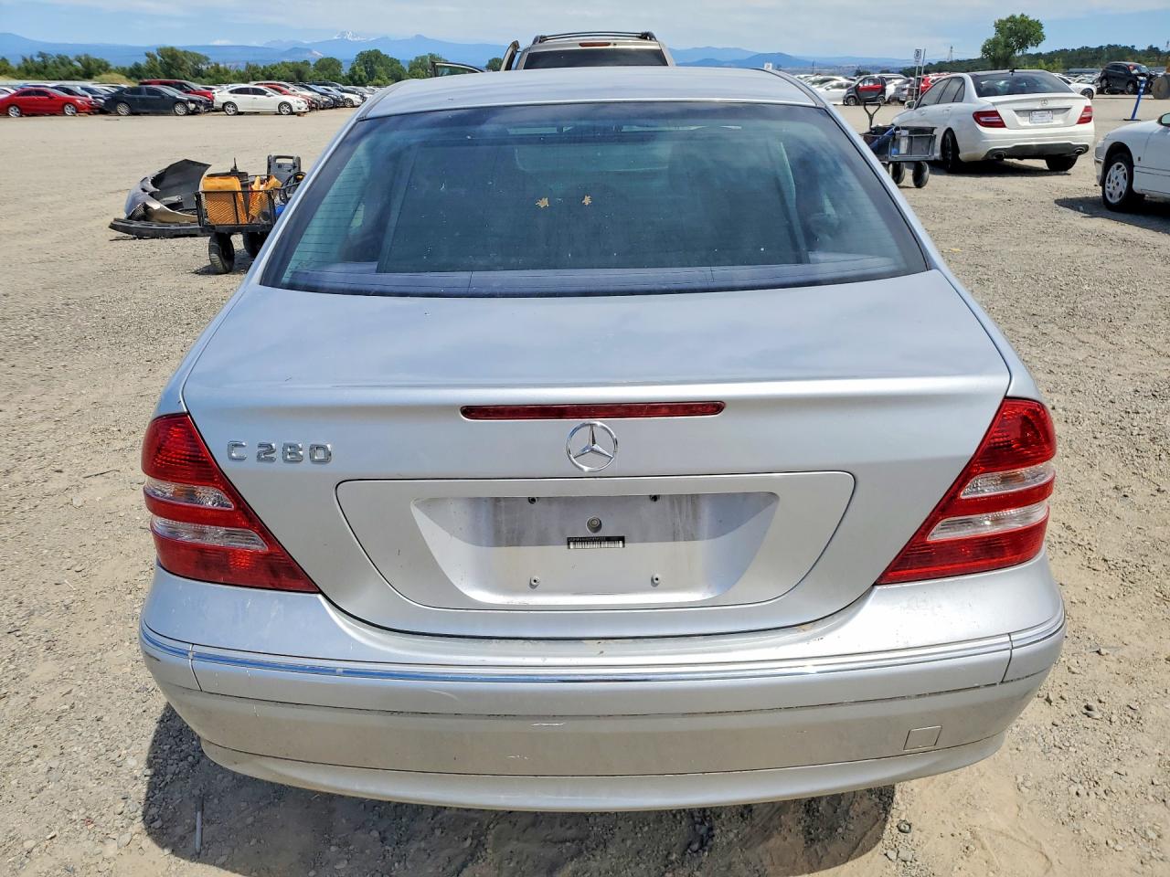 2007 Mercedes-benz C 280 Silver vin: WDBRF54HX7F856172