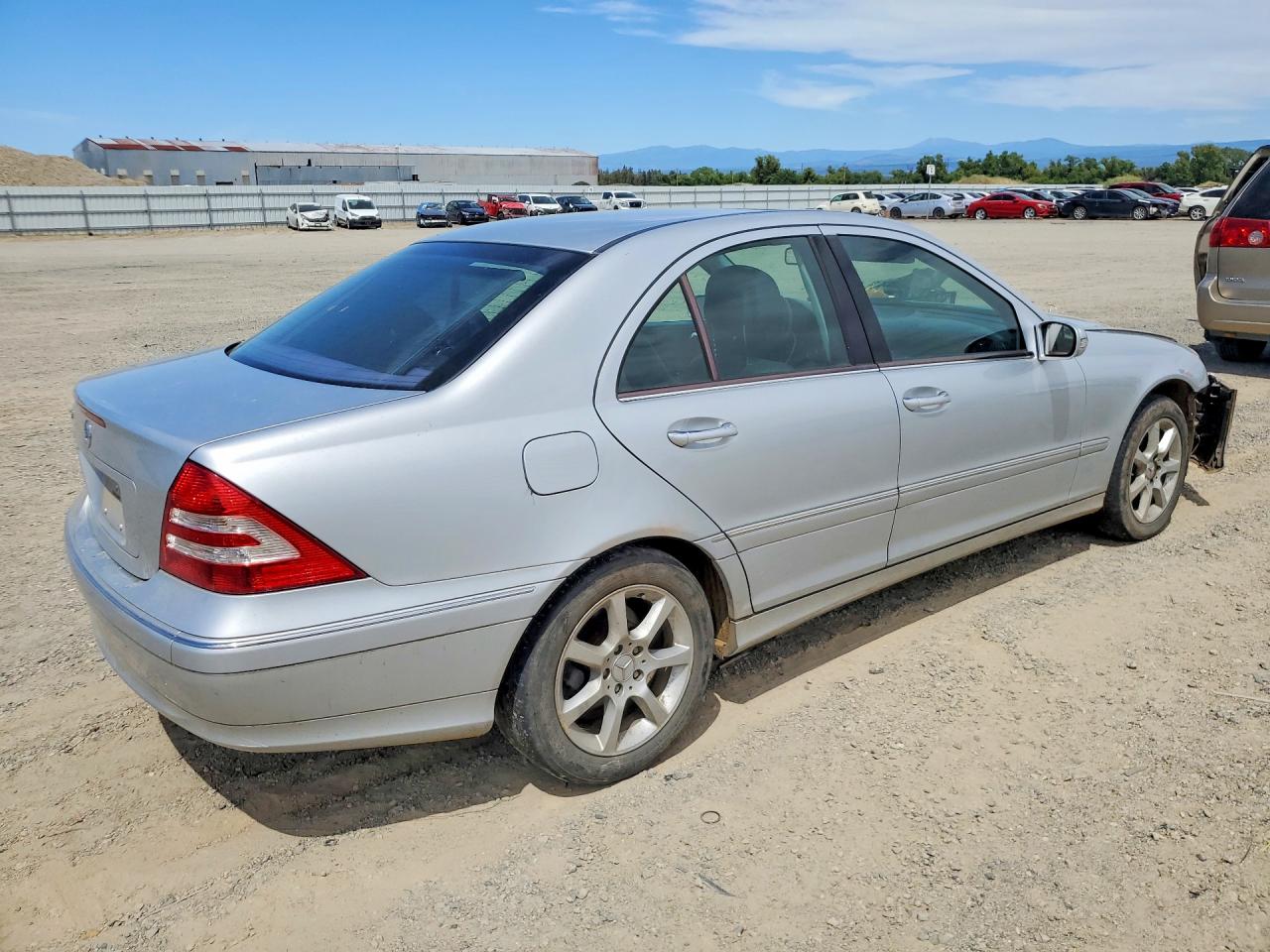2007 Mercedes-benz C 280 Silver vin: WDBRF54HX7F856172