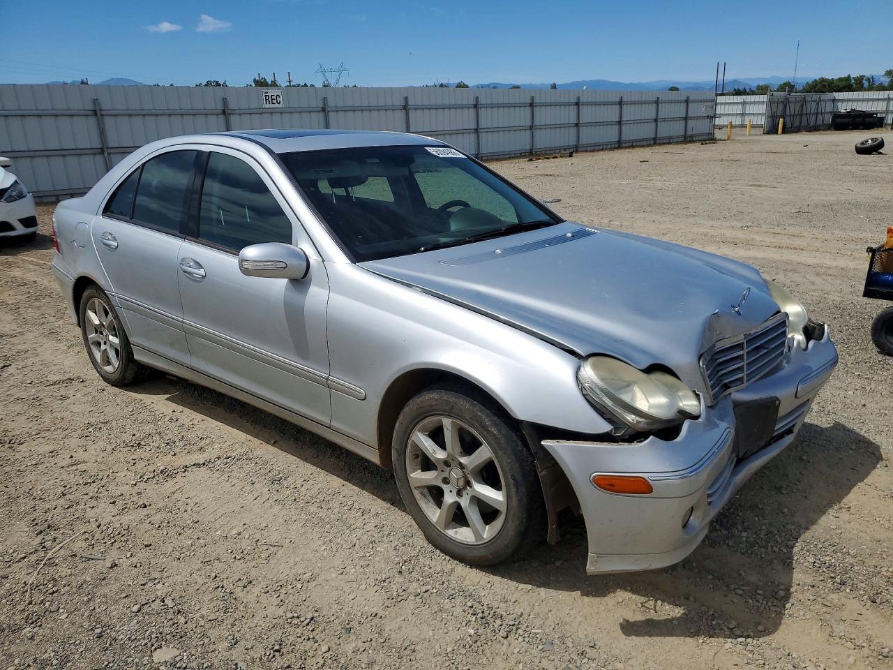 2007 Mercedes-benz C 280 Silver vin: WDBRF54HX7F856172
