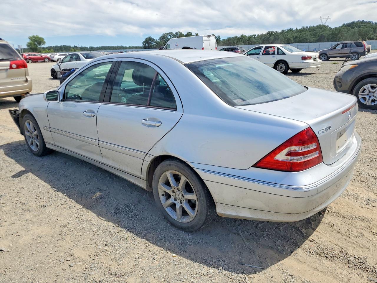 2007 Mercedes-benz C 280 Silver vin: WDBRF54HX7F856172