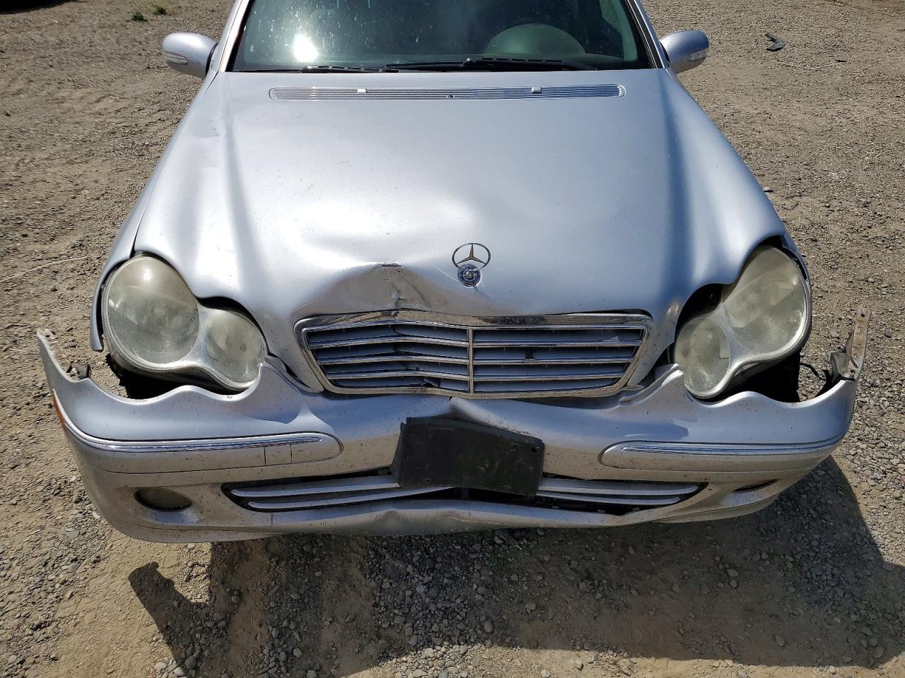 2007 Mercedes-benz C 280 Silver vin: WDBRF54HX7F856172