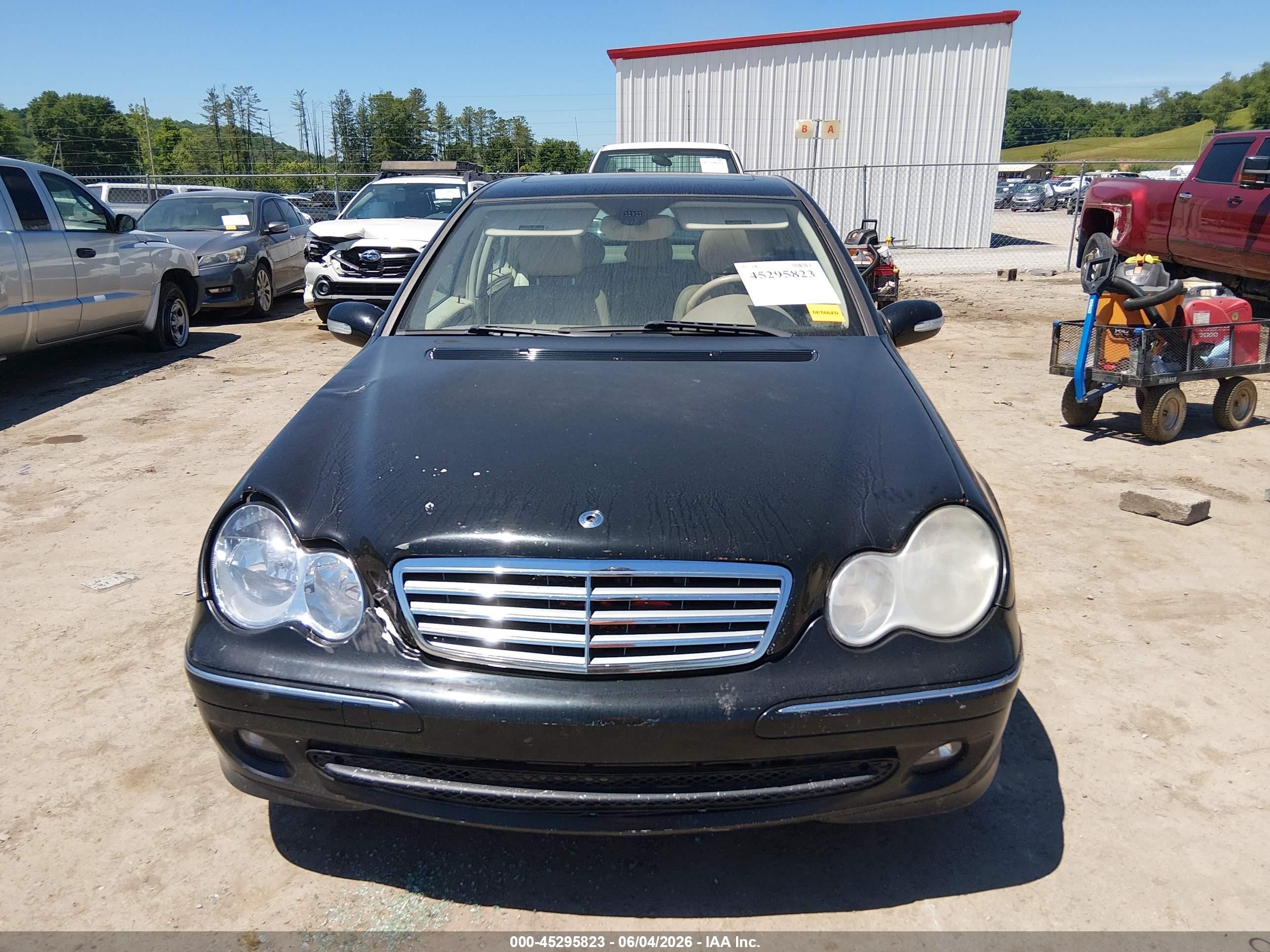 2006 Mercedes-benz C 280 Luxury Black vin: WDBRF54J76A853499