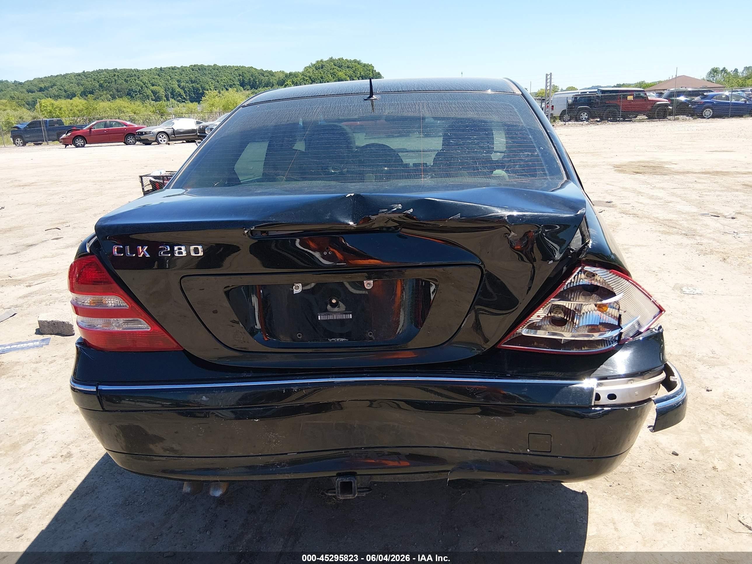 2006 Mercedes-benz C 280 Luxury Black vin: WDBRF54J76A853499