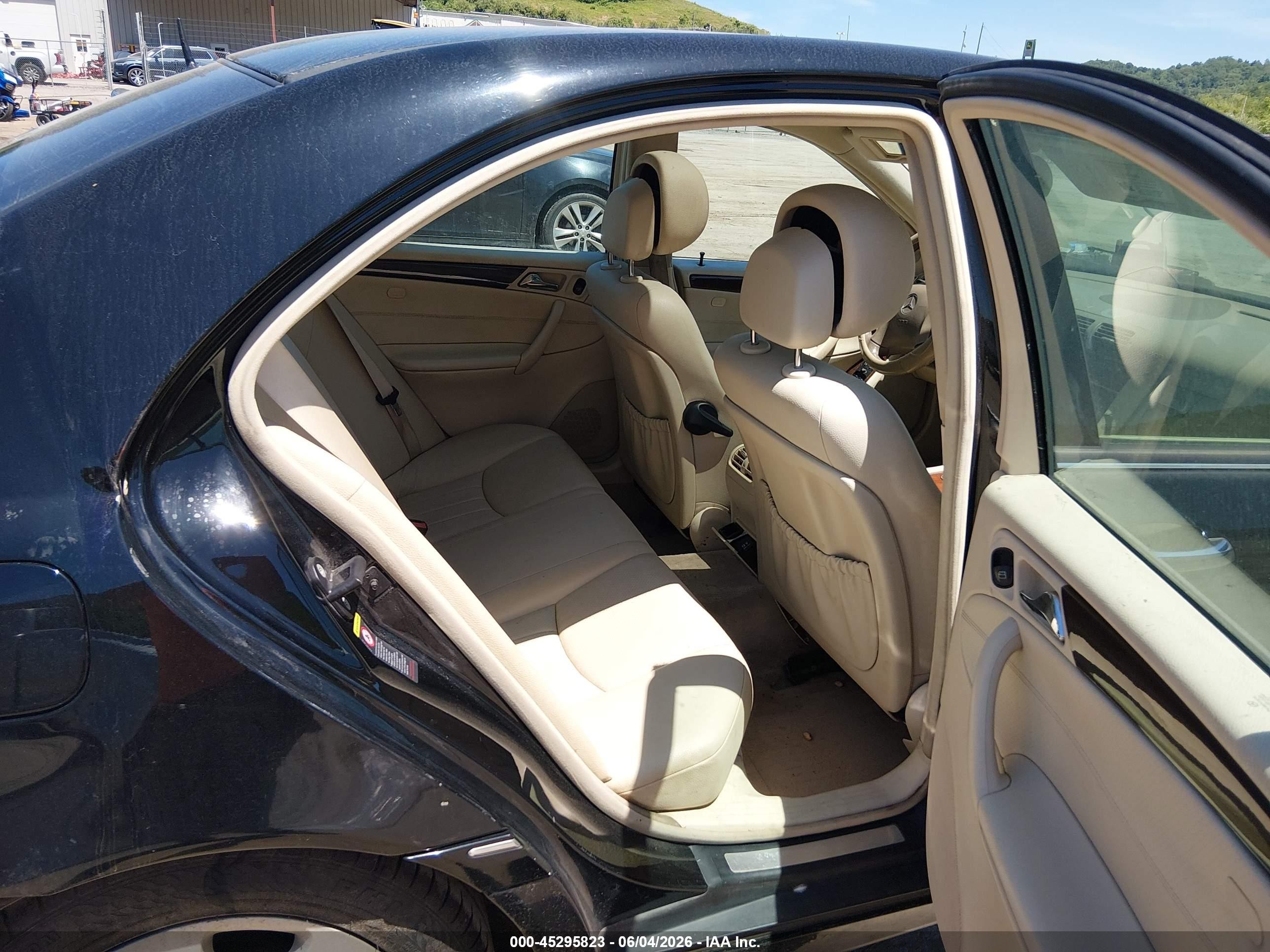 2006 Mercedes-benz C 280 Luxury Black vin: WDBRF54J76A853499
