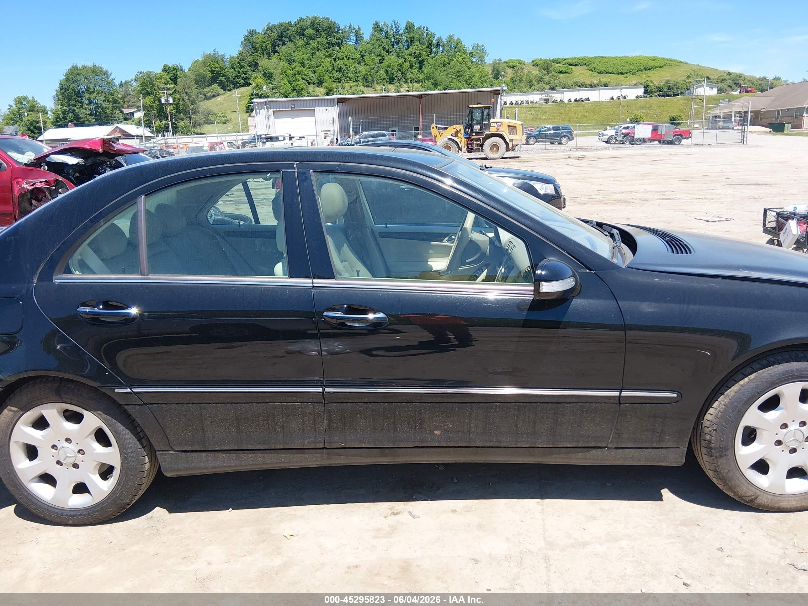2006 Mercedes-benz C 280 Luxury Black vin: WDBRF54J76A853499