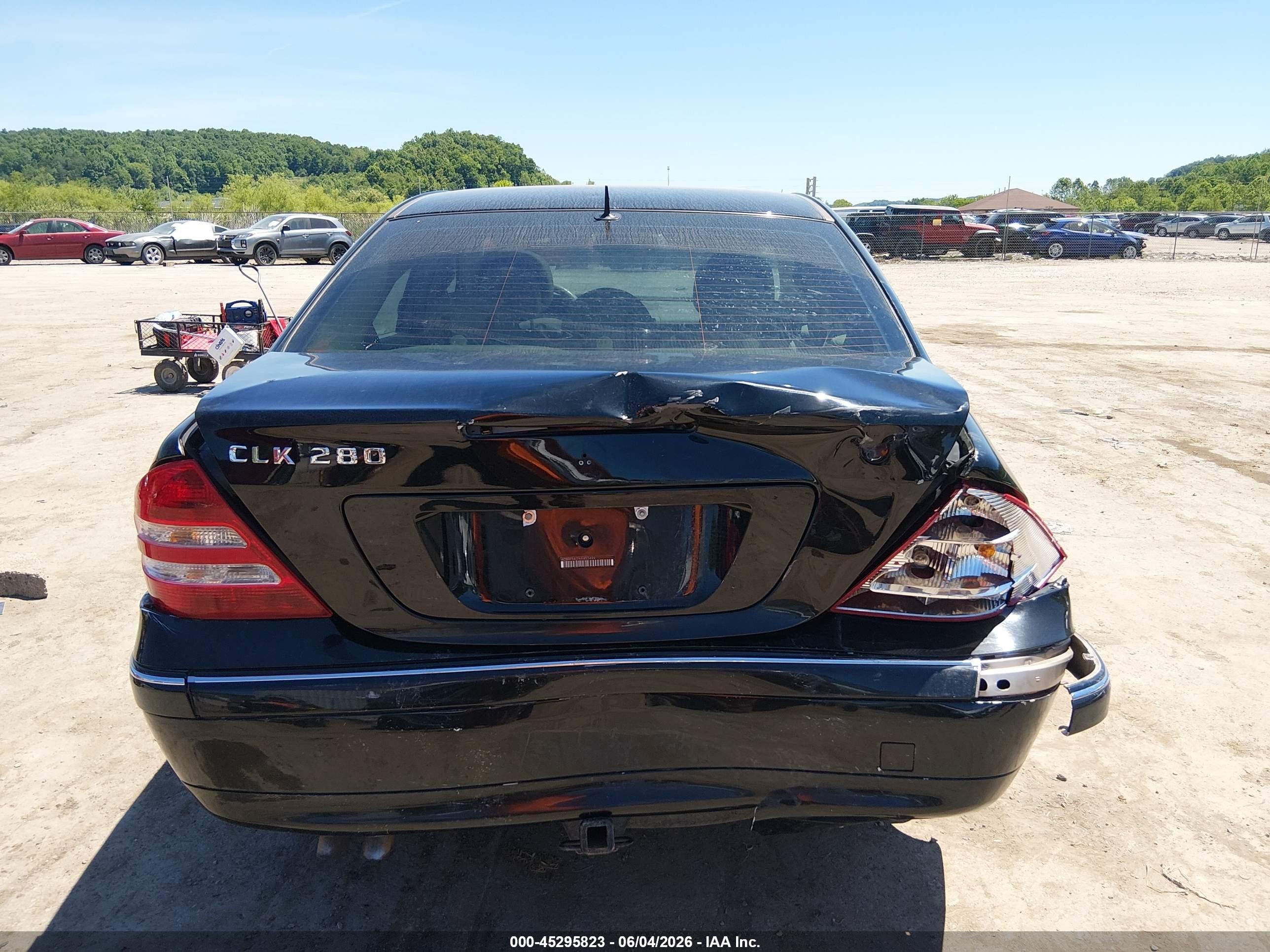 2006 Mercedes-benz C 280 Luxury Black vin: WDBRF54J76A853499