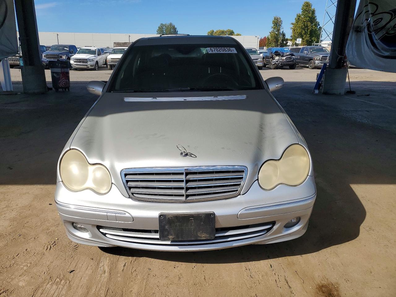 2006 Mercedes-benz C 280 Silver vin: WDBRF54M66F779749