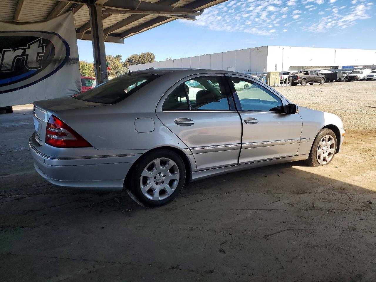 2006 Mercedes-benz C 280 Silver vin: WDBRF54M66F779749