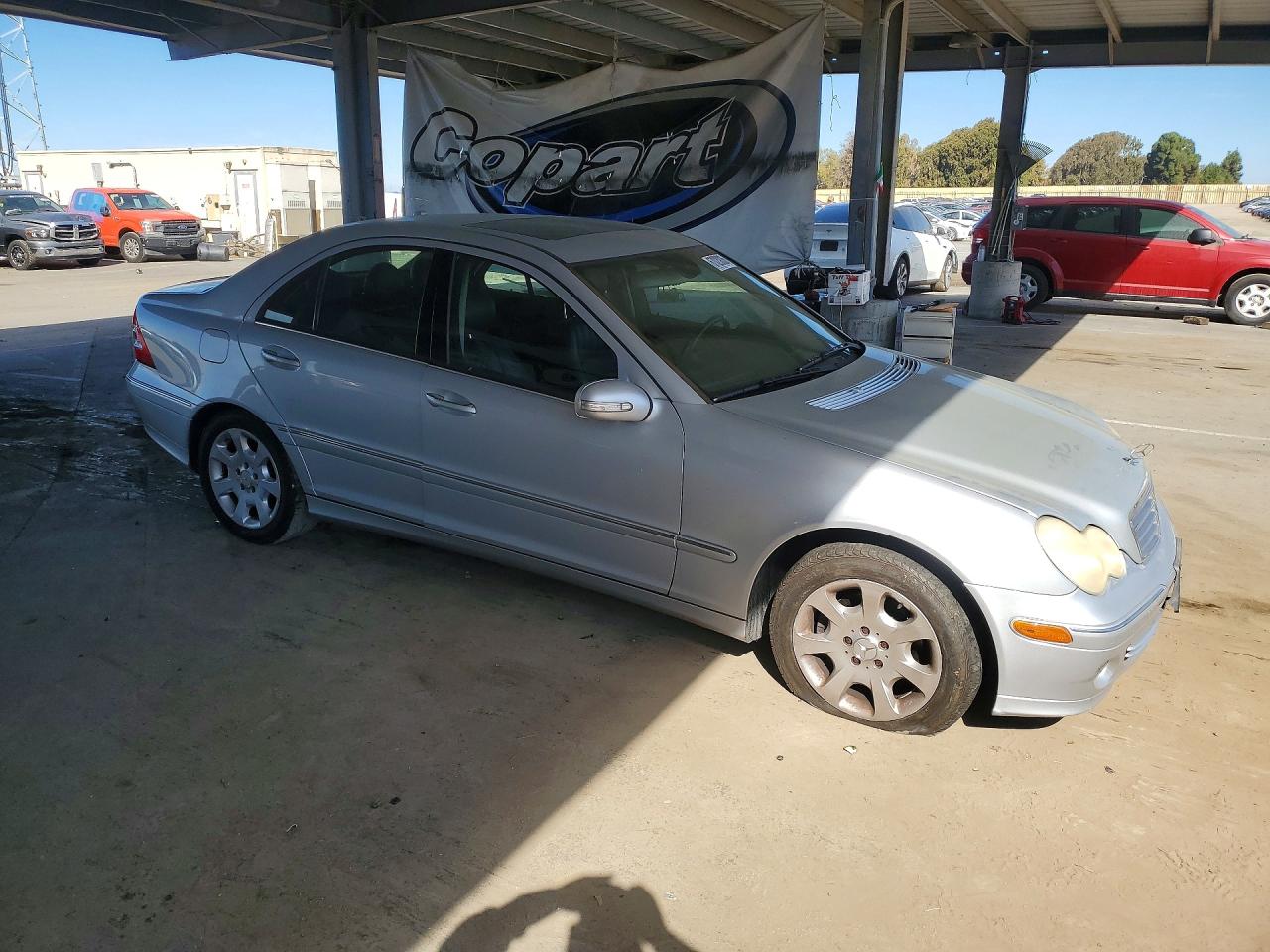 2006 Mercedes-benz C 280 Silver vin: WDBRF54M66F779749